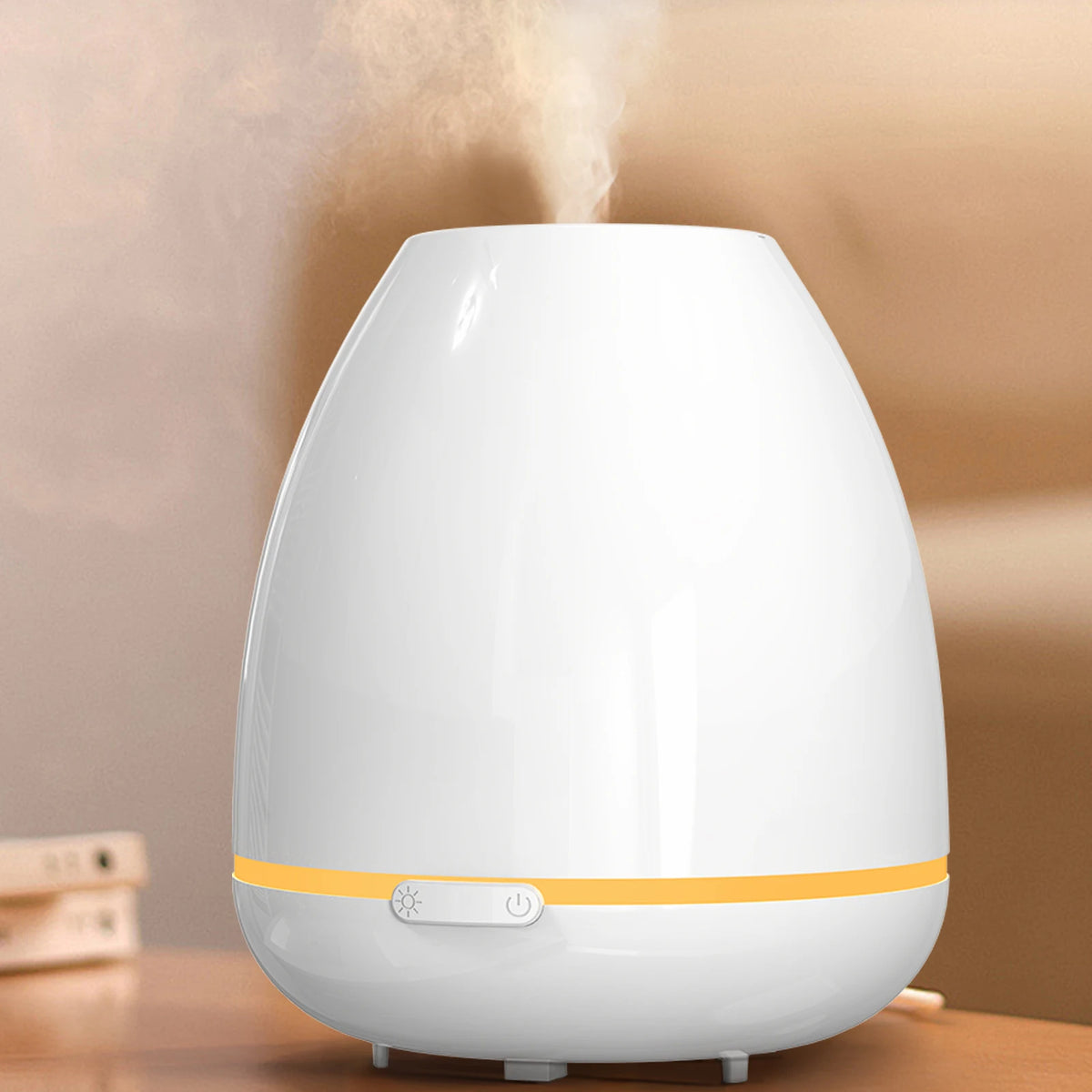 Desktop Aromatherapy Diffuser Cool Mist Air Humidifier 300ML Ultrasonic Essential Oils Diffuser with 7 Colors Light