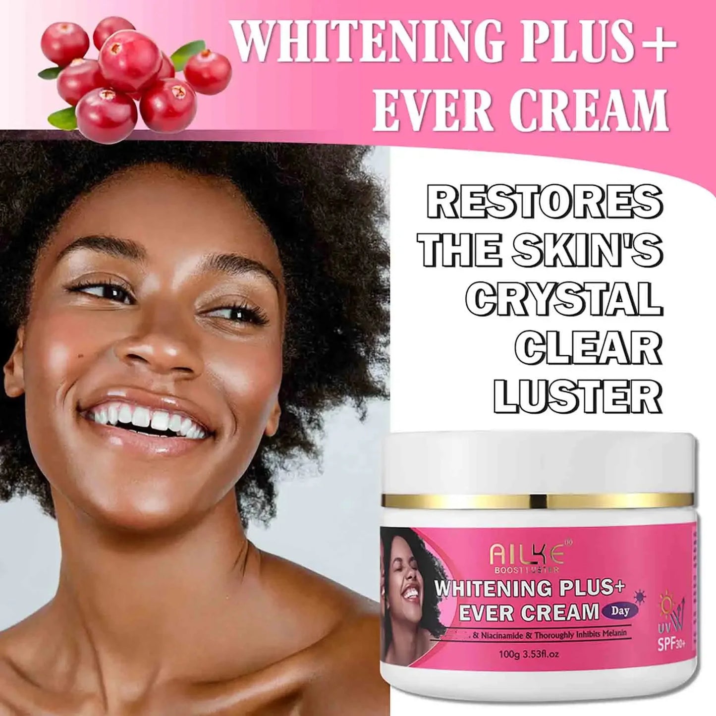 AILKE Natural Skin Brightening Cream For Acne And Stains Moisturizing