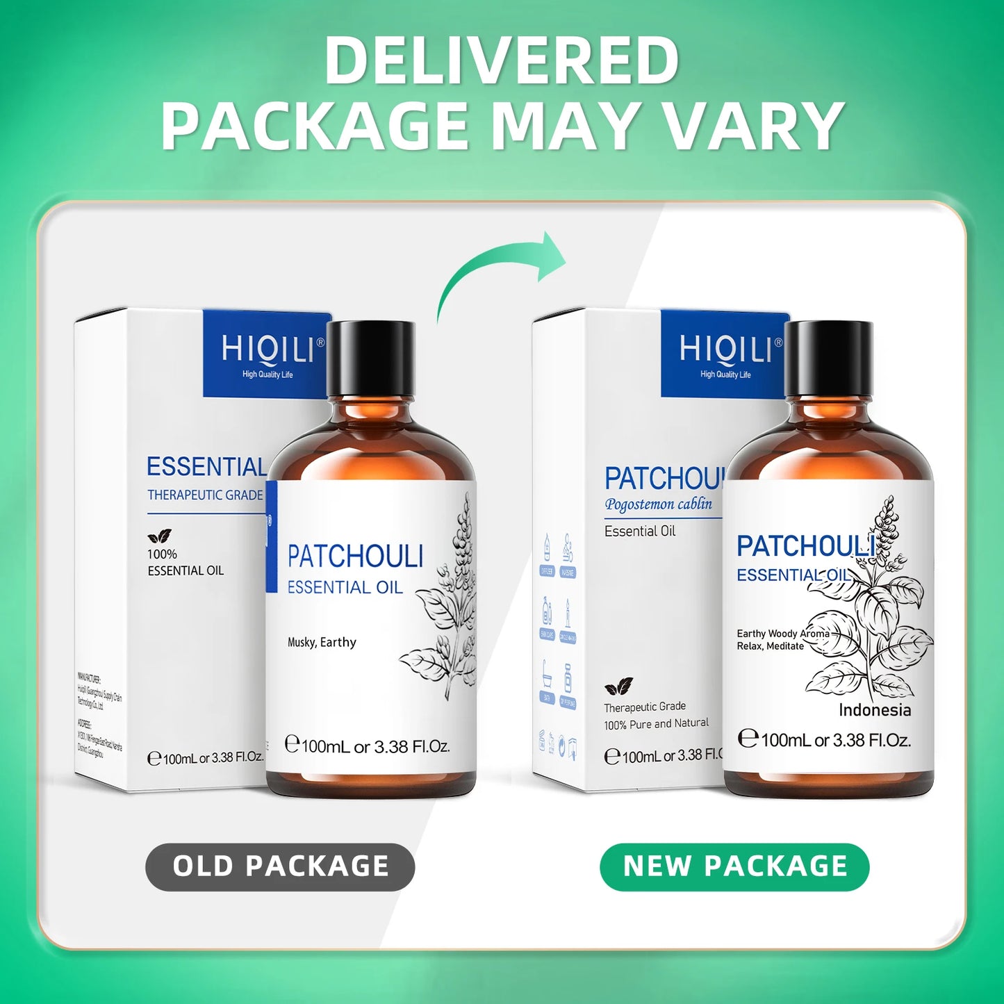 HIQILI Pure Essential Oil in Various Fragrances for Aromatherapy