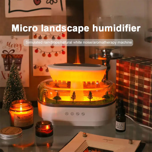 Shunmaii RainCloud Ultrasonic Aroma Humidifier With Colorful Light