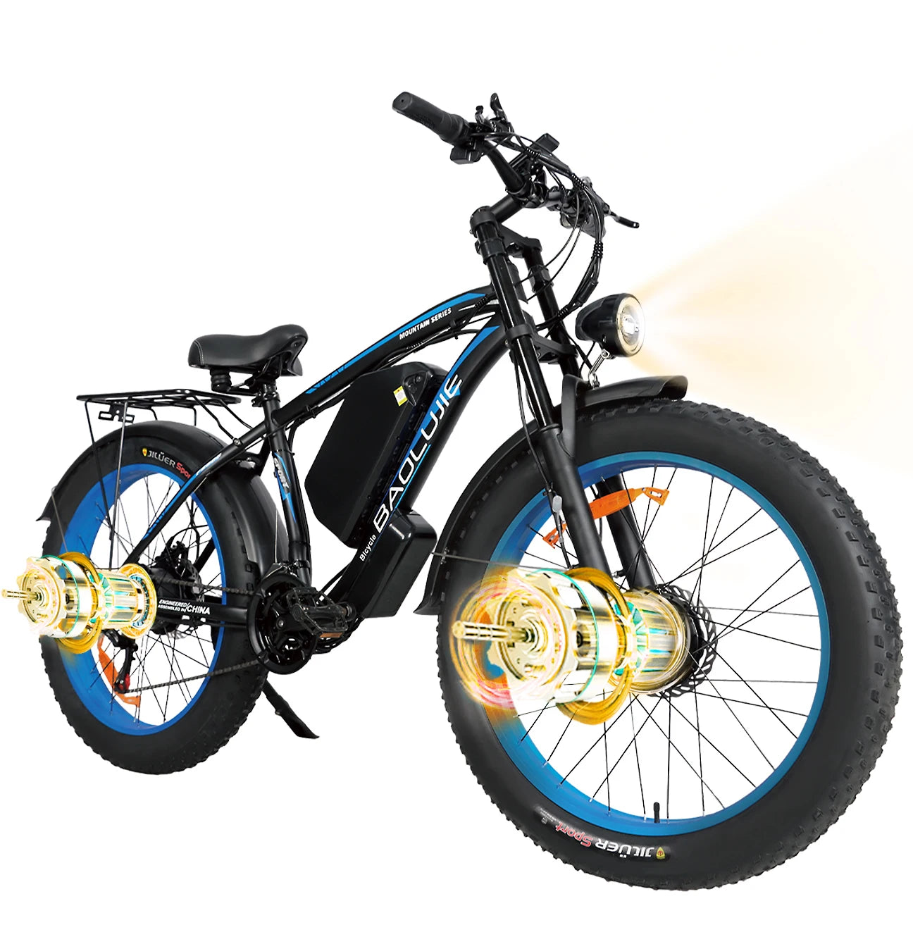 Baolujie DM01 Electric Bicycle 60V 30Ah Battery 42 MPH