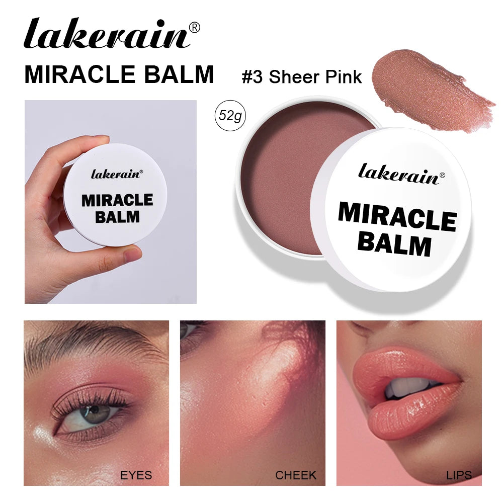 Lakerain Multi Purpose Cream Blush For Eyes Lips And Cheeks