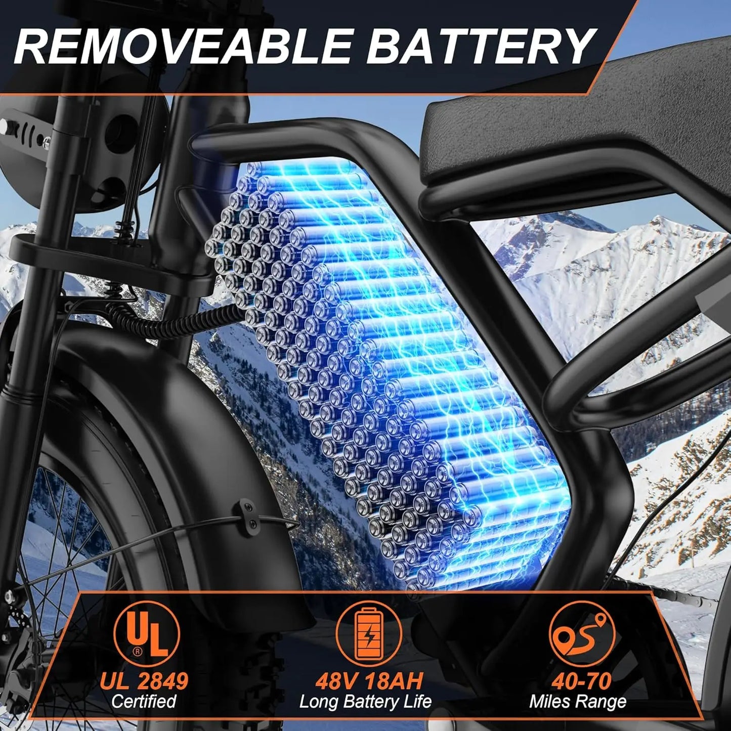 AOVOWHEEL AW2PRO Electric Fat Tire Bike 1500W 31MPH