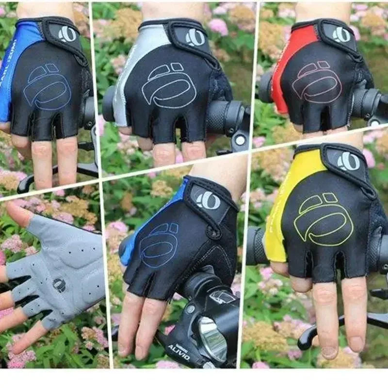 Half Finger Gel Cycling Gloves Anti-Slip Anti-Sweat For MTB