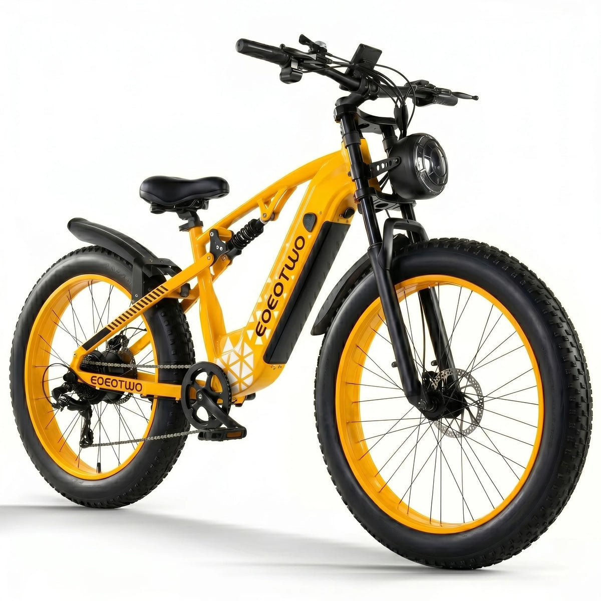 EOEOTWO 1500W Peak Electric Fat Tire Ebike For Adult Riders