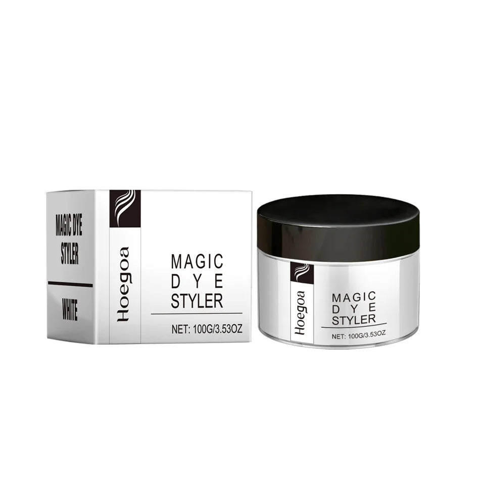 HOEGOA Hair Dye Wax Nourishing Long Lasting Styling Cream