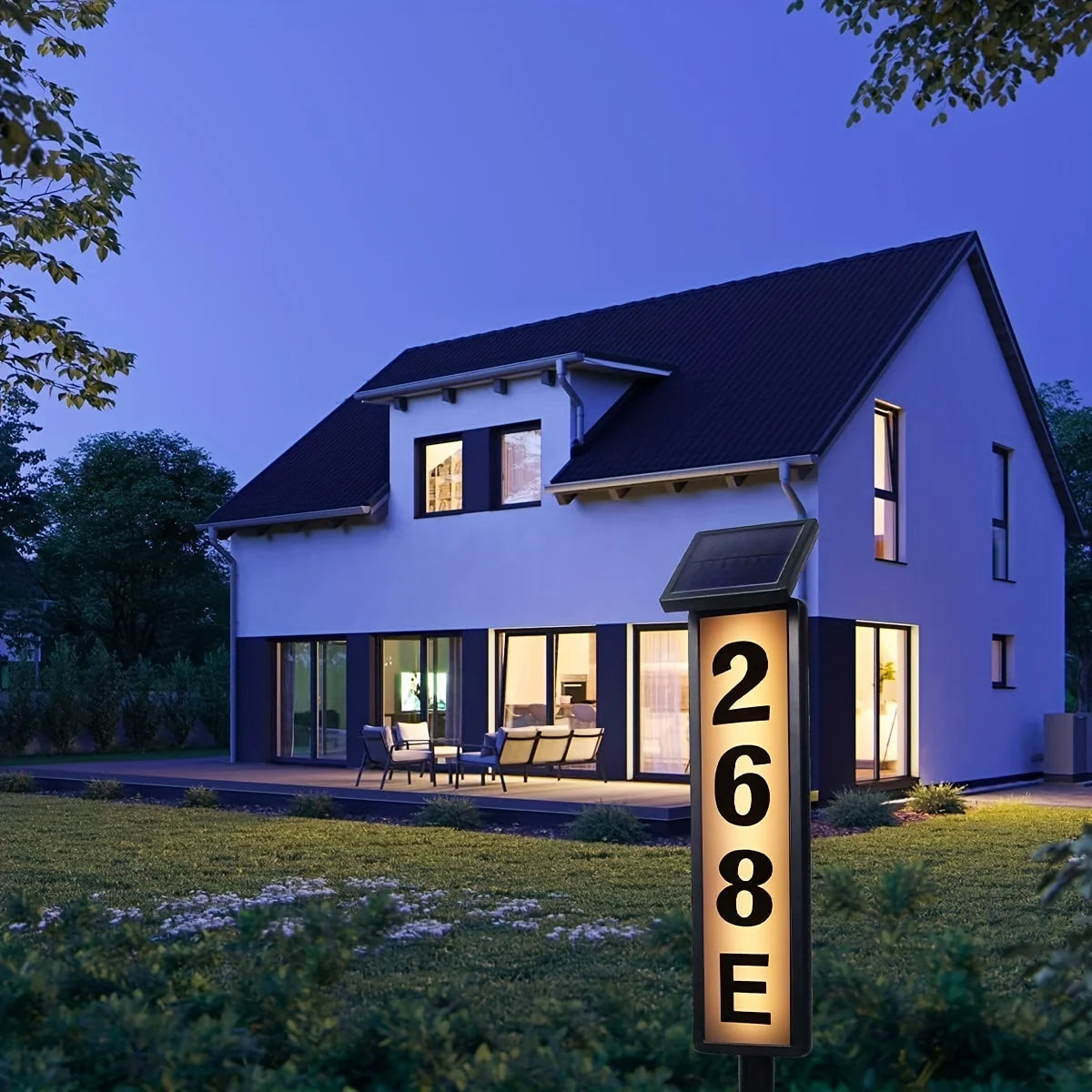 Solar Powered Ground Insert Lawn Lights For Outdoor Walkways