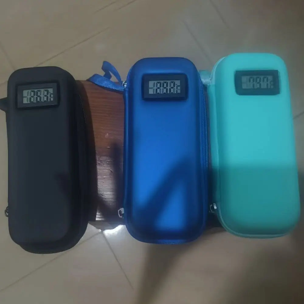 ISKYBOB Waterproof Insulin Cooler Travel Case With Thermometer Display