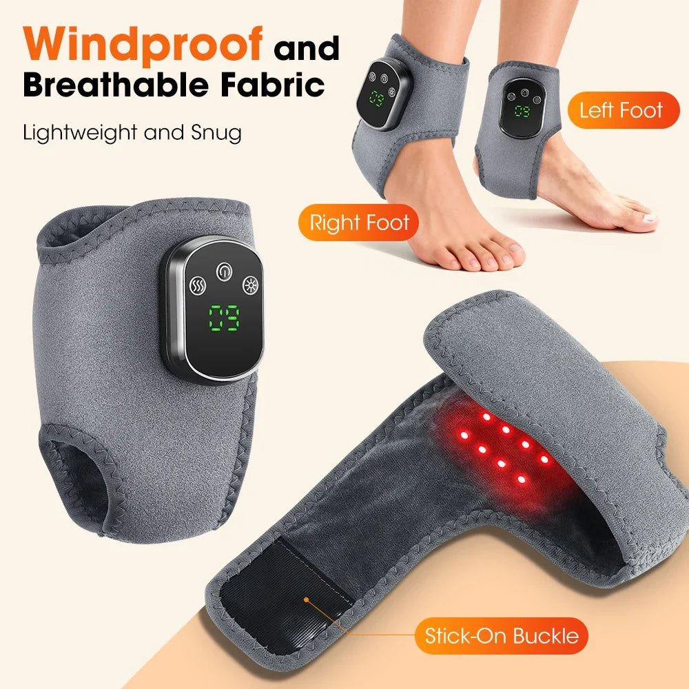 PASTSKY Electric Wrist Massager With Far Infrared Heat Vibration