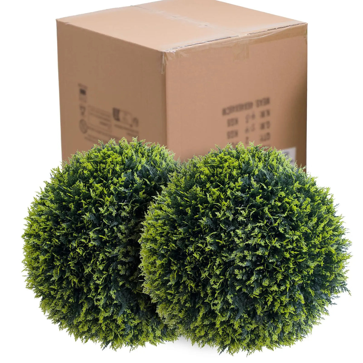Studyset Artificial Topiary Cedar Balls For Exhibition And Outdoor Decor
