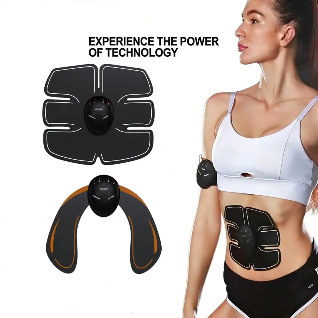 EMS Muscle Stimulator Abdominal Trainer and Buttocks Fitness Massager