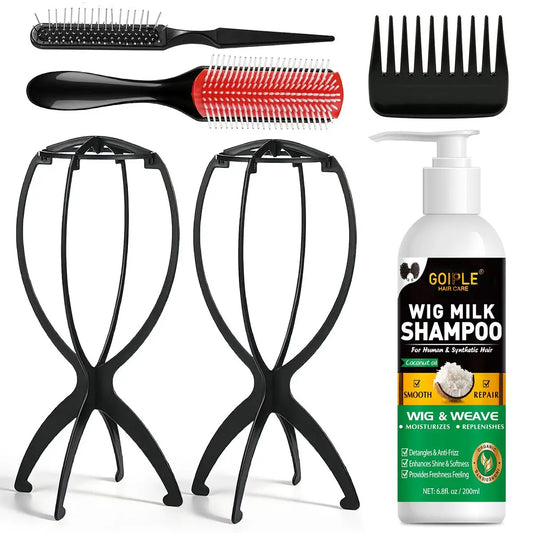 Wig Milk Care Kit Spray And Shampoo For Synthetic Wigs