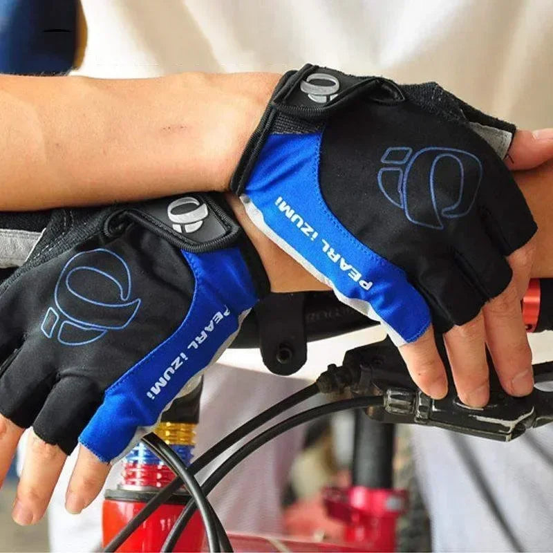 Half Finger Gel Cycling Gloves Anti-Slip Anti-Sweat For MTB