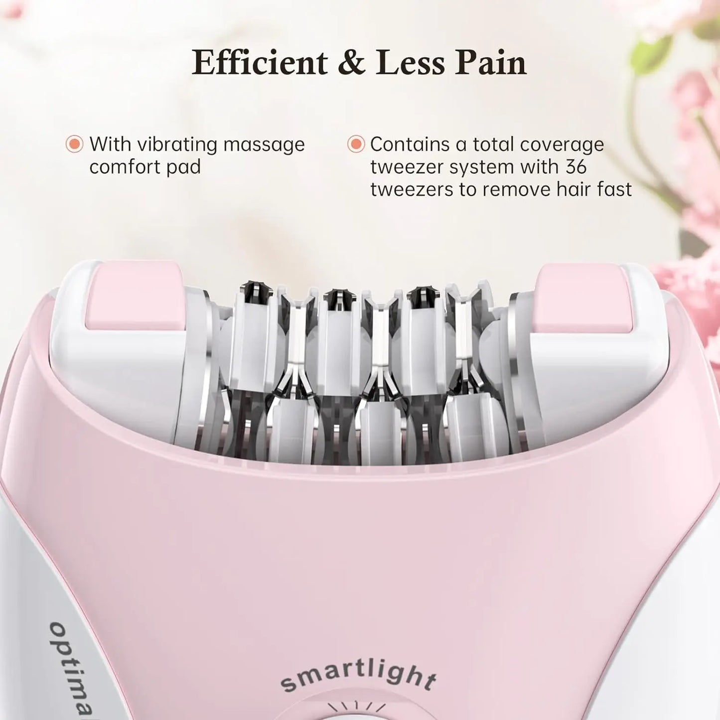Portable USB Rechargeable Hair Removal Device With Light For Smooth Skin