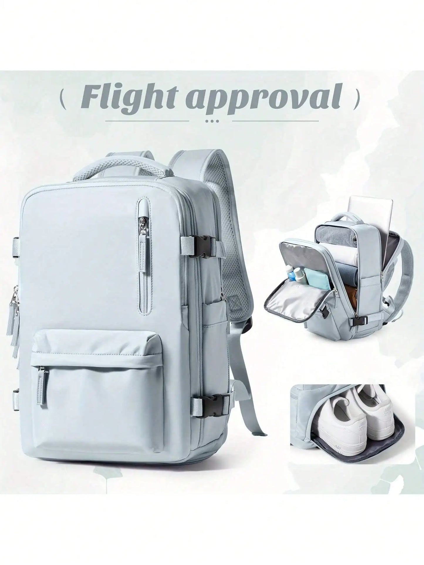 Unisex Laptop Backpack With Waterproof Compartment