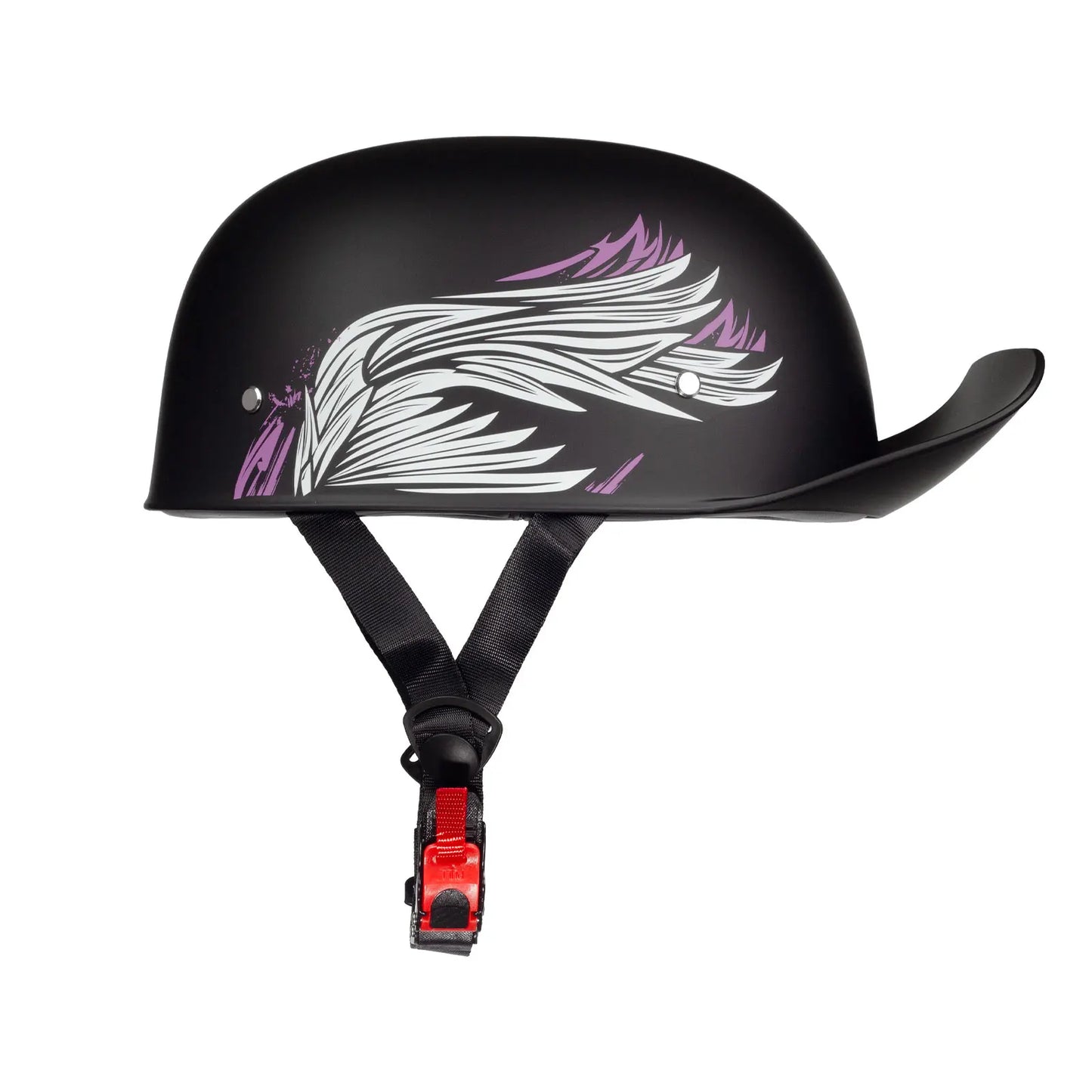 Crown Racing Half Helmet Open Face Streetbike DOT Certified