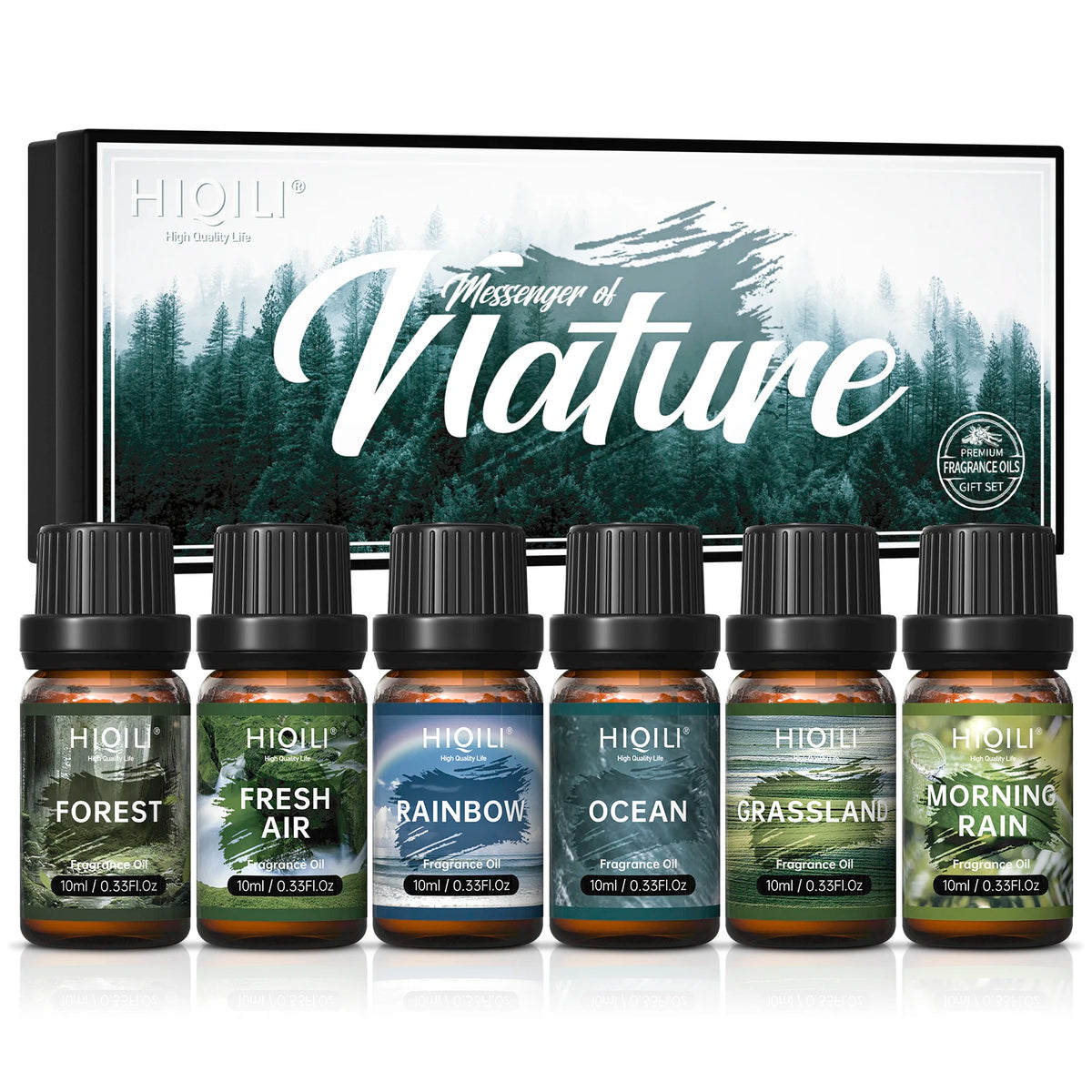 HIQILI Fragrance Oil Set For Aromatherapy Diffusers And DIY Crafts