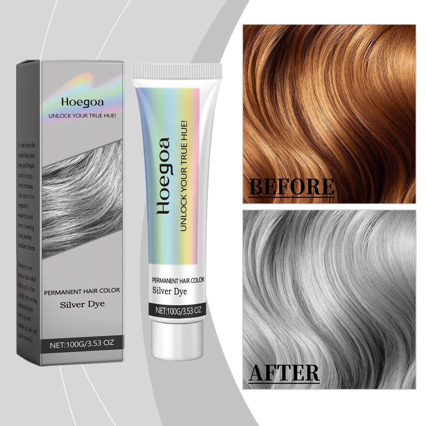 Salon Grade Hair Dye Cream For Men And Women Lasting