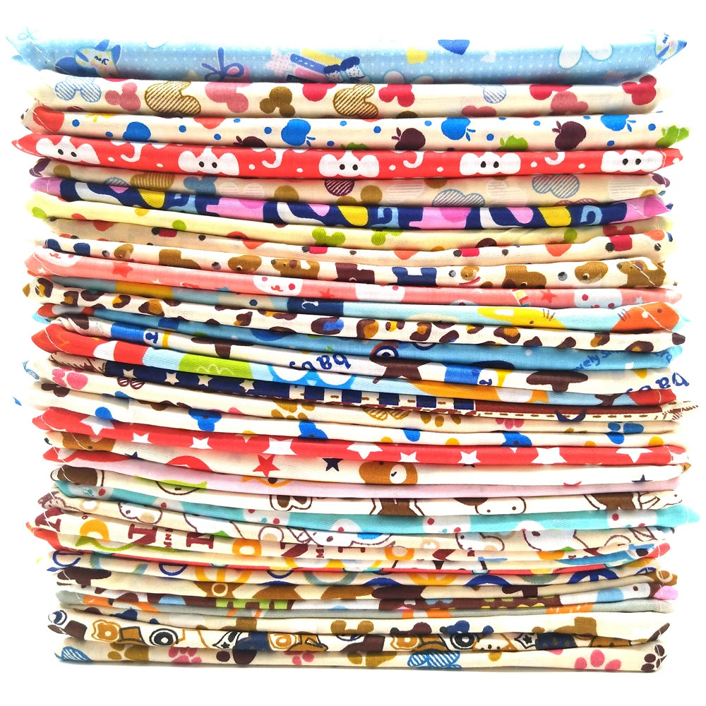 10 Pack Cotton Dog Bandanas Puppy Bibs Scarf