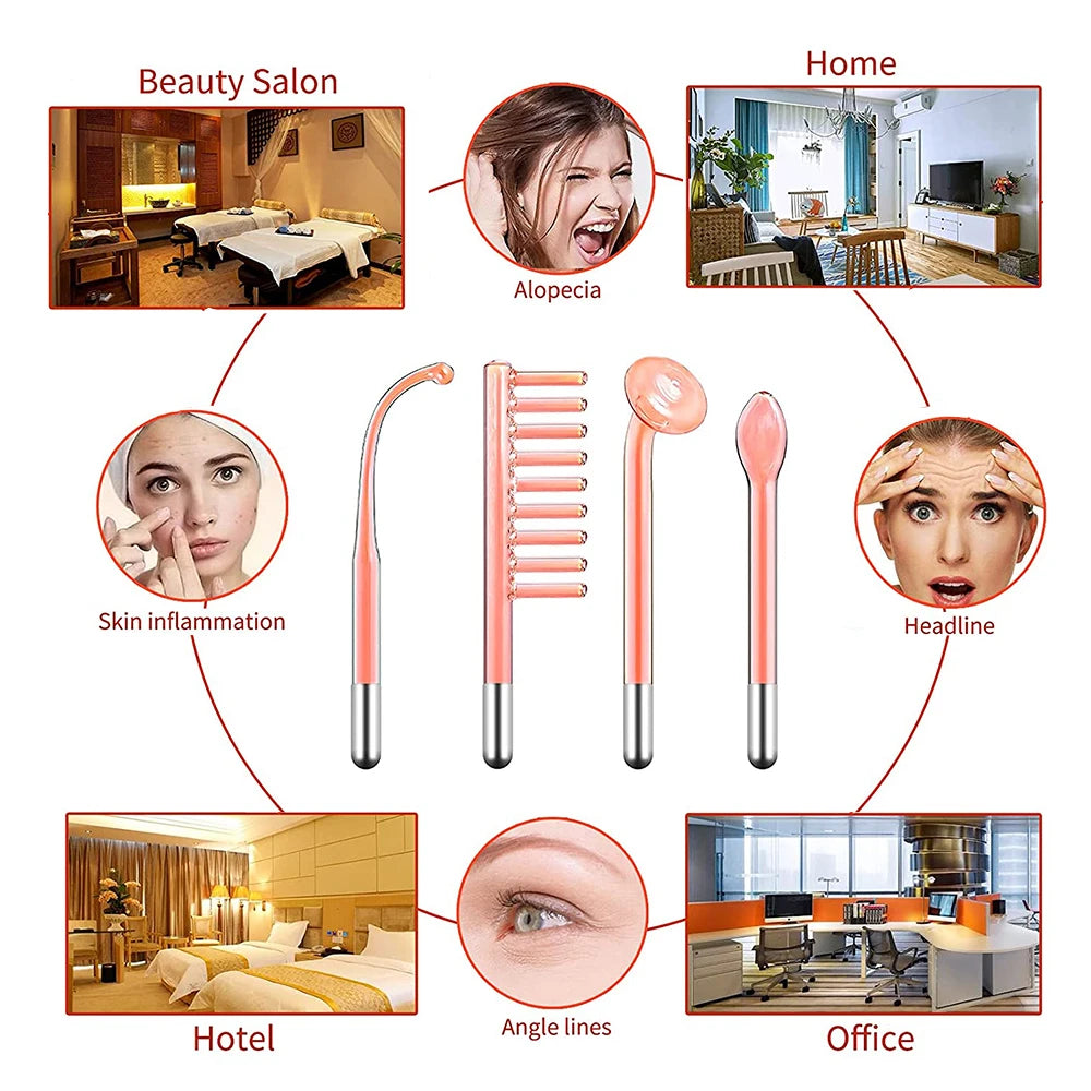 AOKO 4 In 1 High Frequency Facial Rejuvenation Device