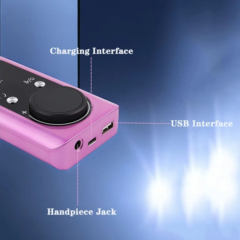 Rechargeable USB Nail Drill Low Noise Manicure Sander Kit