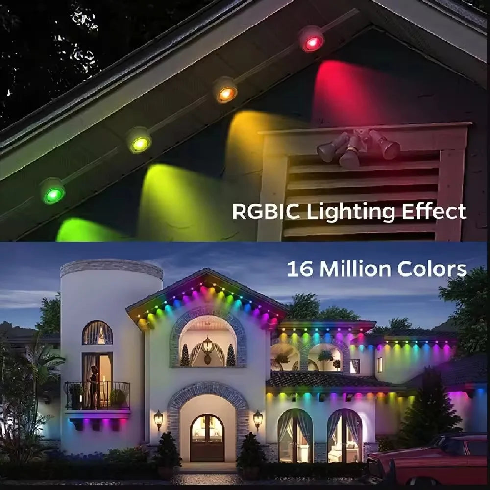 Smart Permanent Eaves Lights IP67 Waterproof LED String App Music