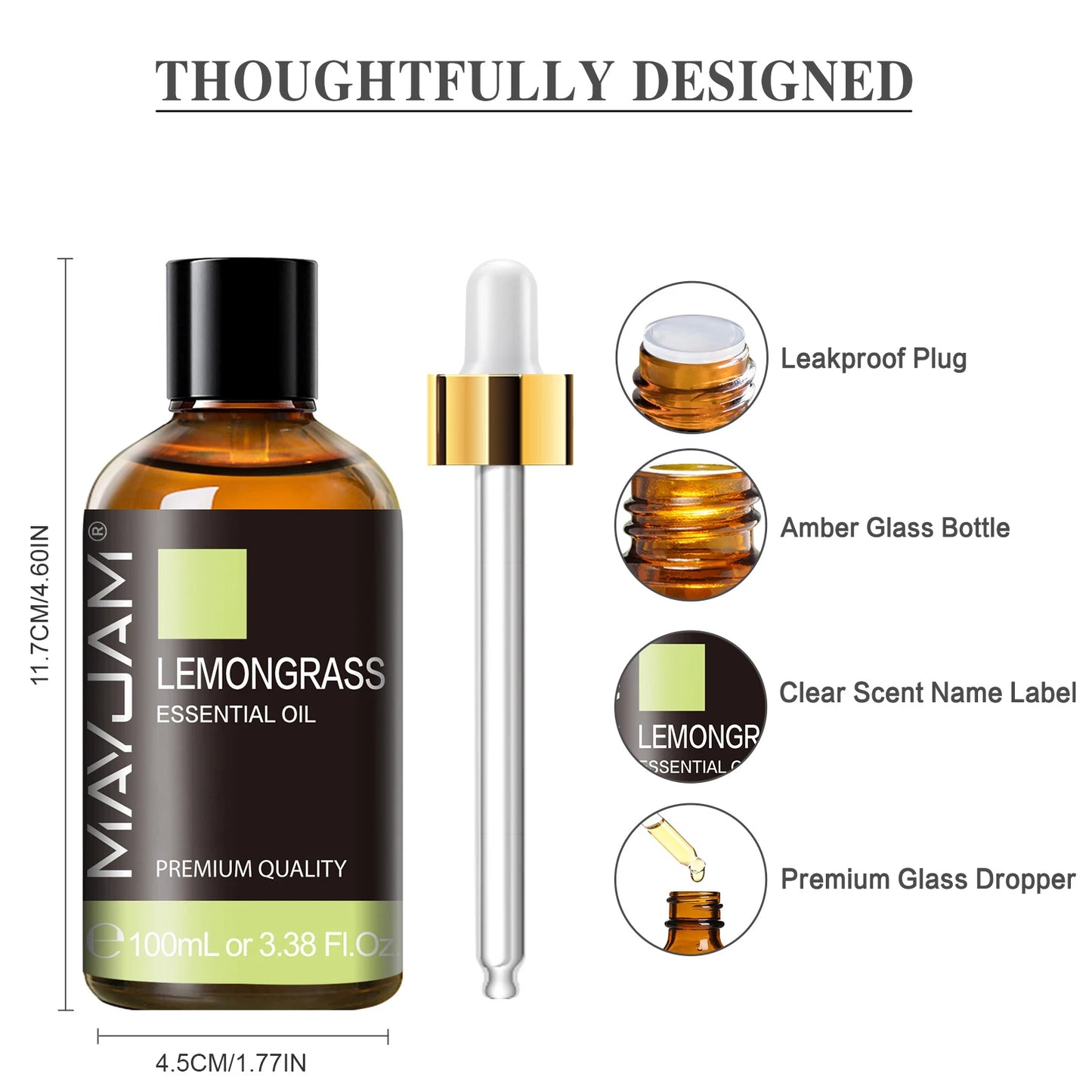 MAYJAM Essential Oil Vanilla Lavender Bergamot Sandalwood Pine Needles