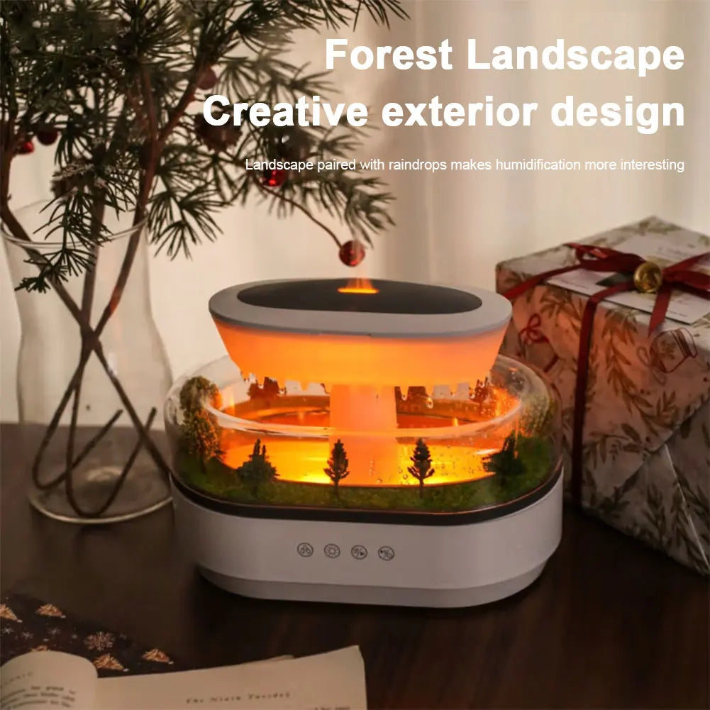 Shunmaii RainCloud Ultrasonic Aroma Humidifier With Colorful Light