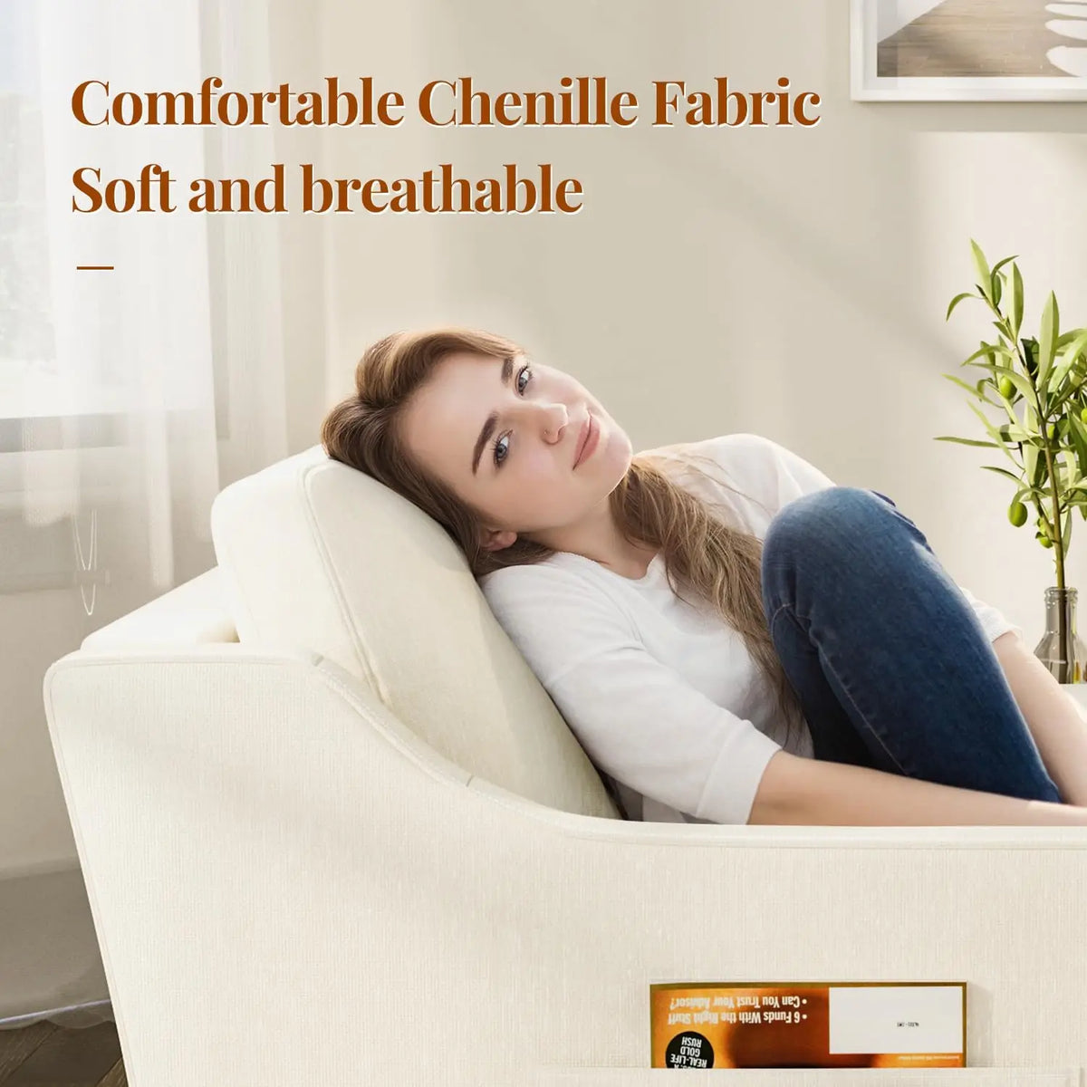 360 Degree Swivel Accent Chair for Comfortable Living Rooms