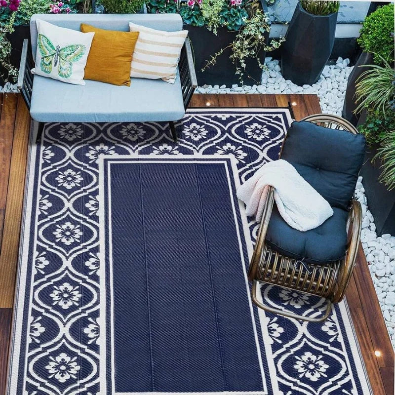 Outdoor Rug Waterproof All Weather Patio Carpet Garden Deck