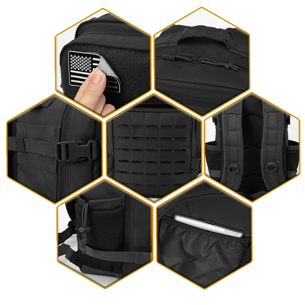 ReFire Gear Tactical MOLLE Backpack For Outdoor Survival