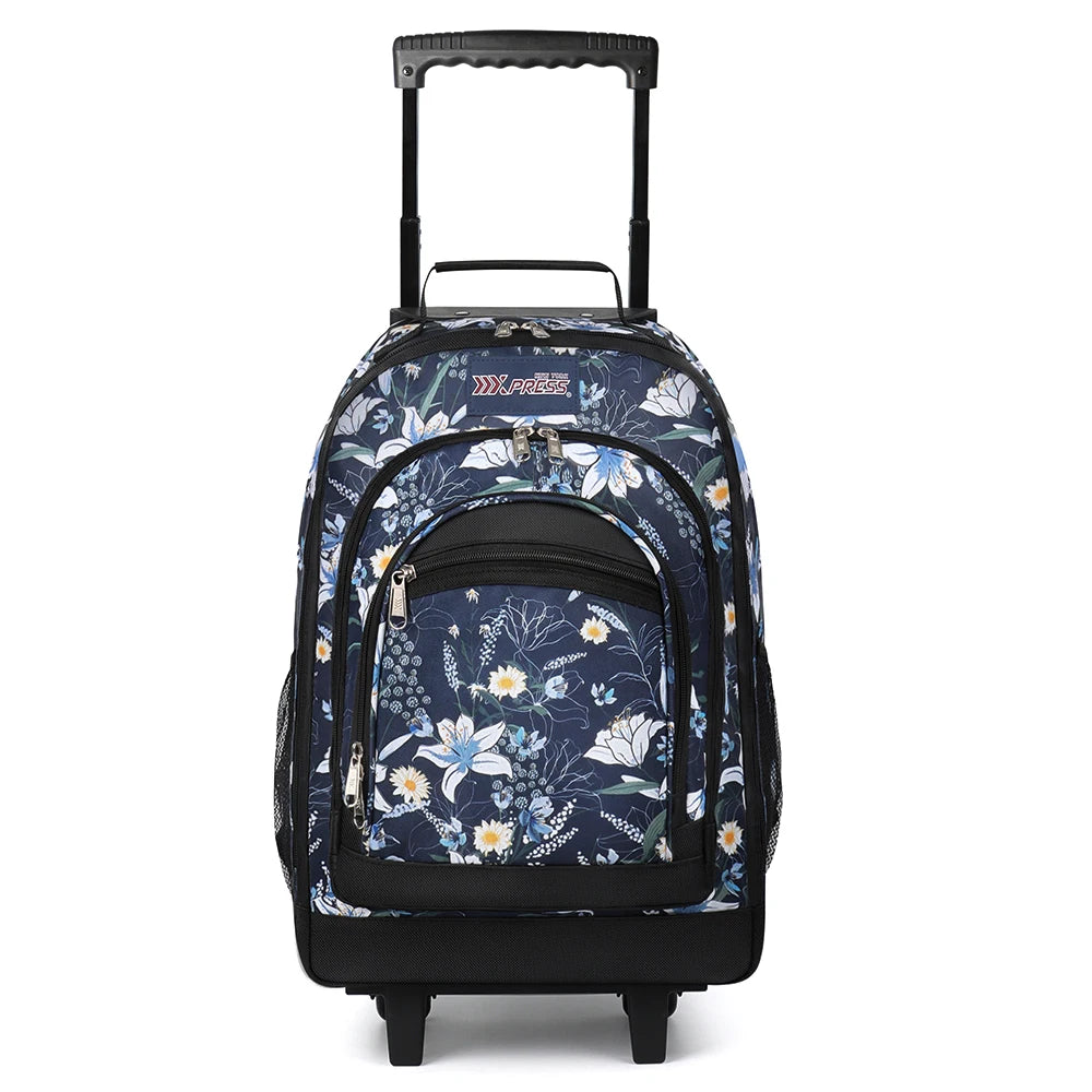 New York XPress Wheeled Travel Backpack Carry-On Luggage