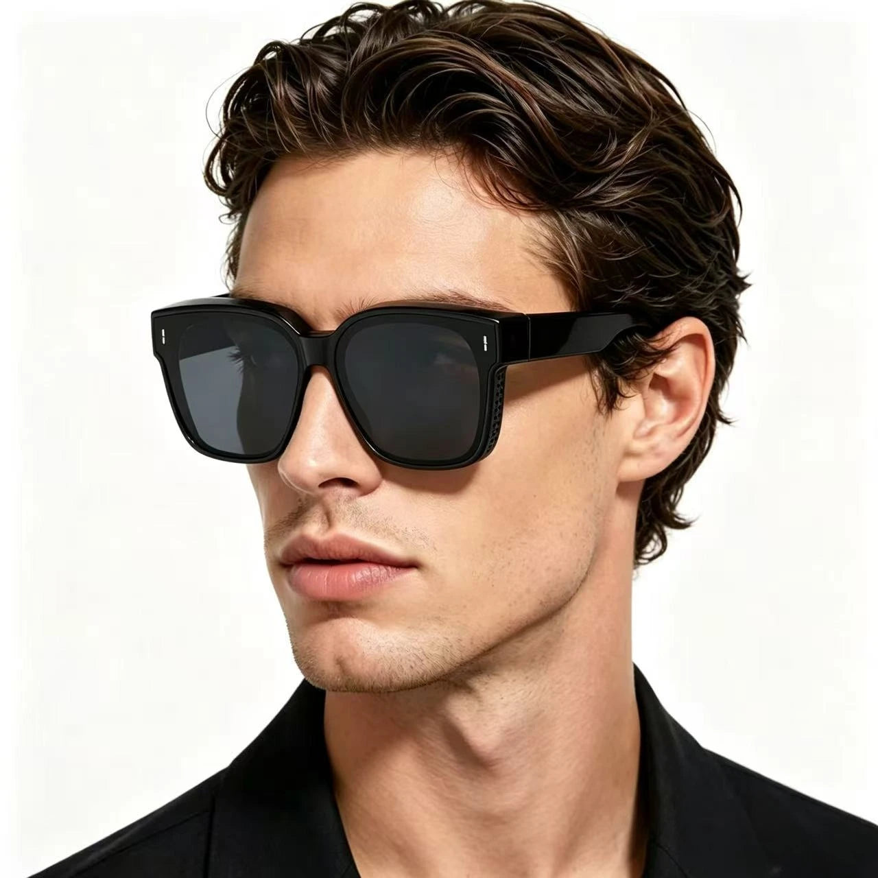 Polarized Clip-On Sunglasses For Glasses Wearers UV400 Protection For Driving