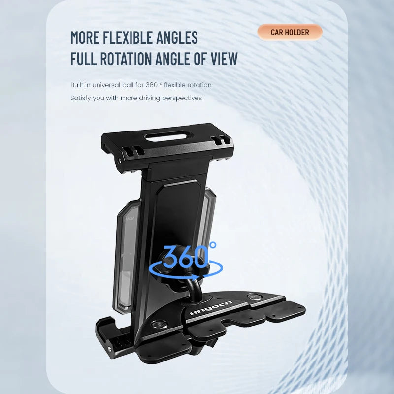 Xnyocn Universal Tablet Car CD Slot Mount 360 Degree Rotation