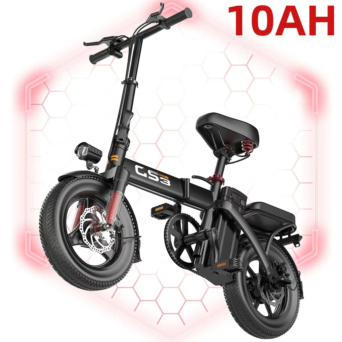 Uplee GS3 Lightweight Folding Electric Bicycle With 500W Motor