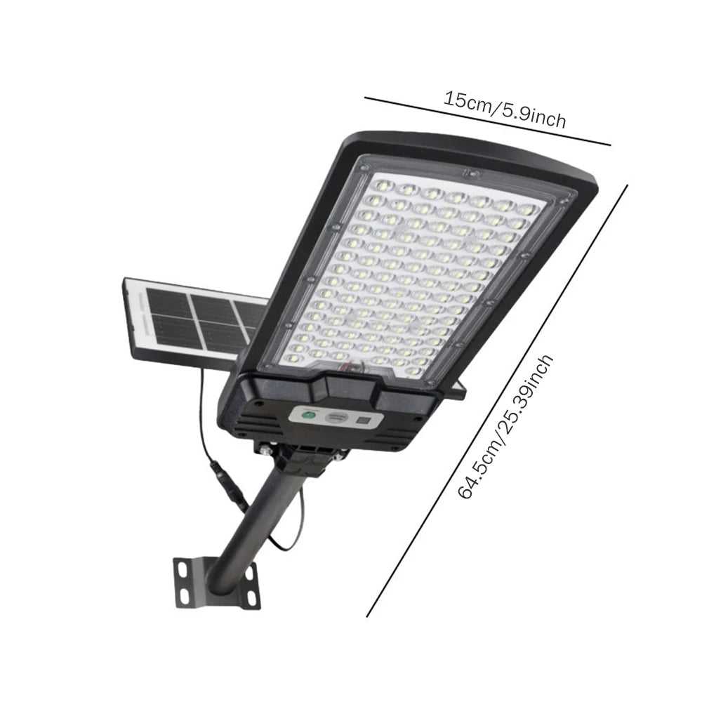 Waterproof Solar Street Light With Remote Control For Outdoor Use