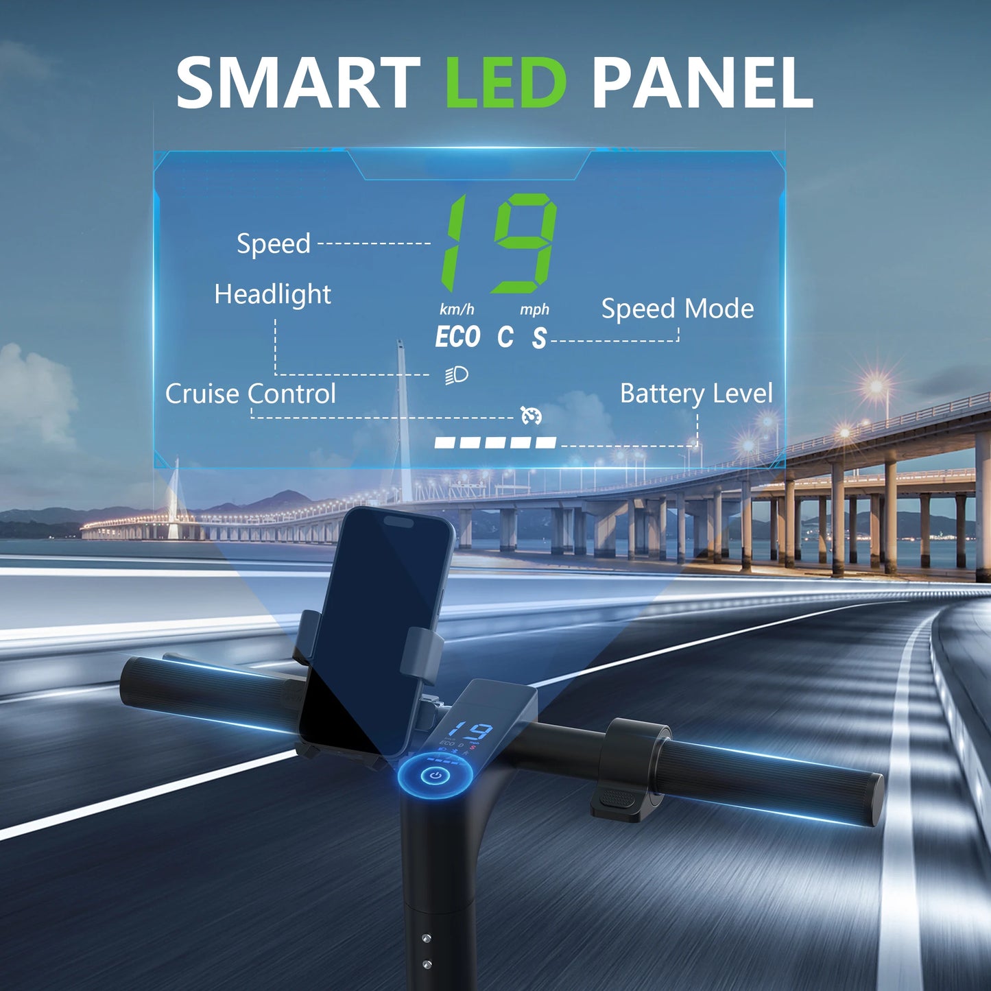 AOVOPRO Maxshot Electric Scooter With Seat And Basket Top Speed 19MPH