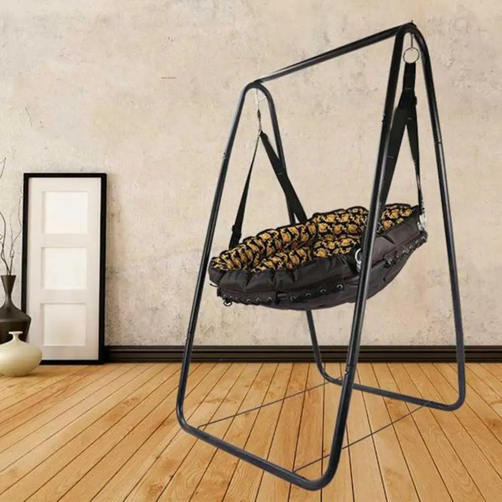 A Shaped Hammock Chair Stand Steel Frame Indoor Outdoor Use