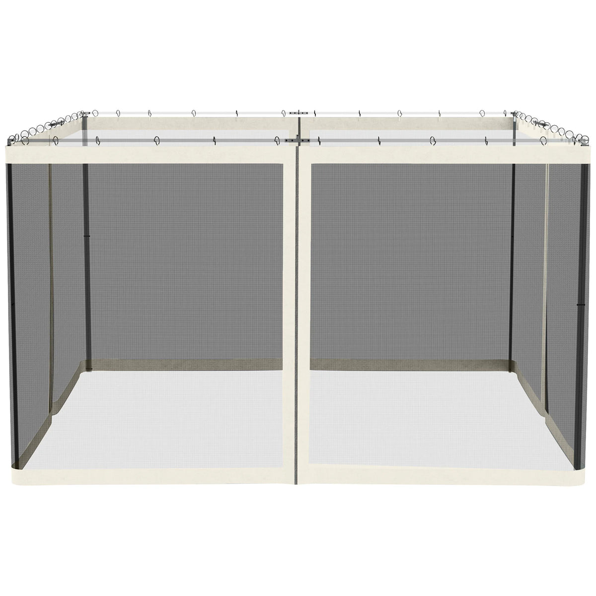 Outsunny Replacement Mesh Netting Screen Walls For Gazebo