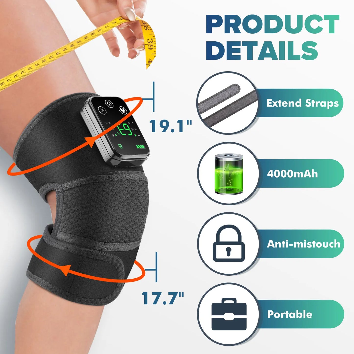 Intelligent Electric Heating Knee Protection Massage and Joint Device