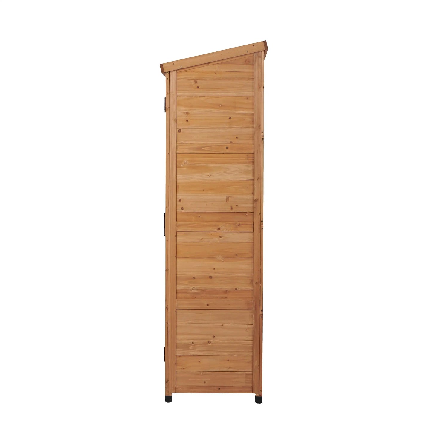 Weatherproof Fir Wood Storage Shed With Metal Roof For Gardening