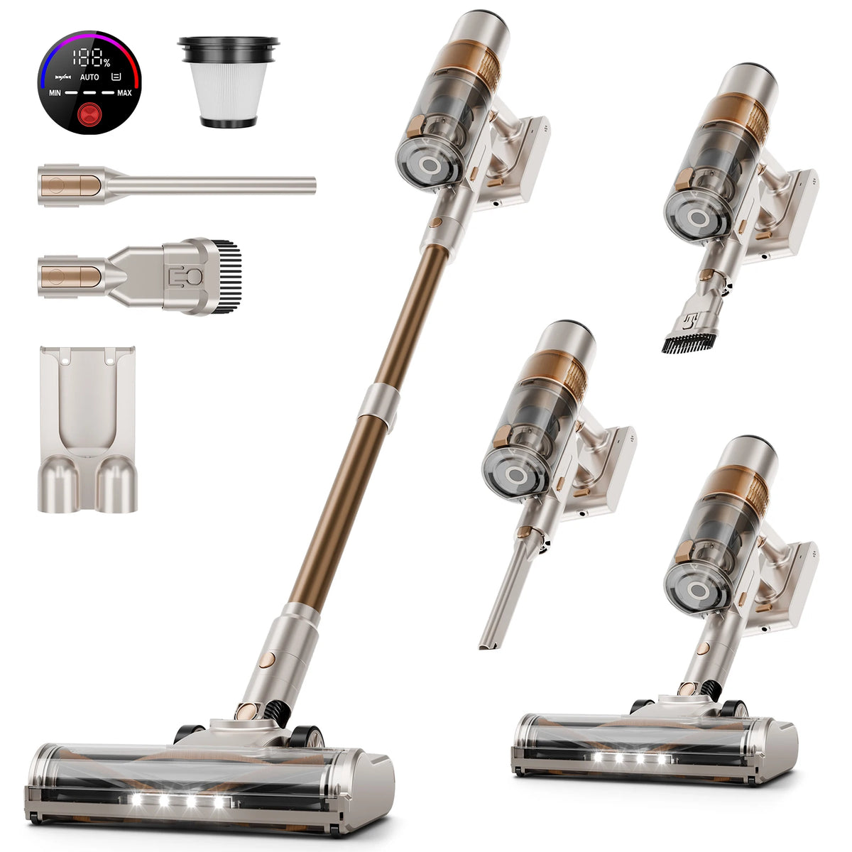 Honki Cordless Vacuum Cleaner With HEPA Filter For Pet Hair