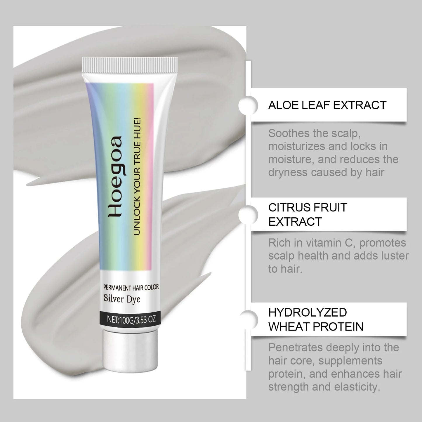 Salon Grade Hair Dye Cream For Men And Women Lasting