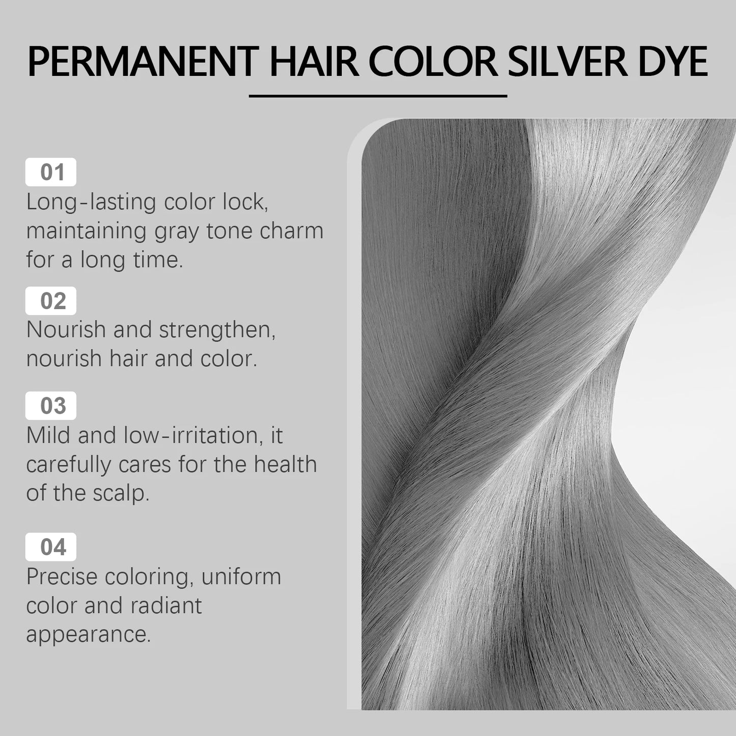 Salon Grade Hair Dye Cream For Men And Women Lasting