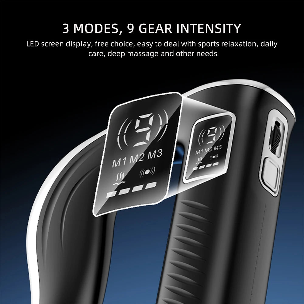 Foreverlily Electric Fascia Knife Massager 9 Gears Deep Tissue Scraper