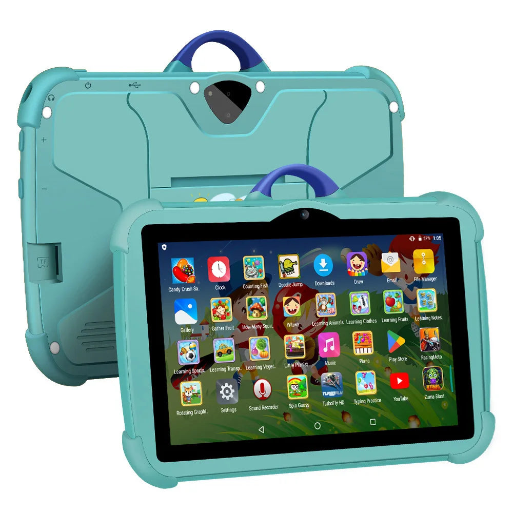 BDF Kids Tablet Android 13 Quad Core 4GB RAM Educational