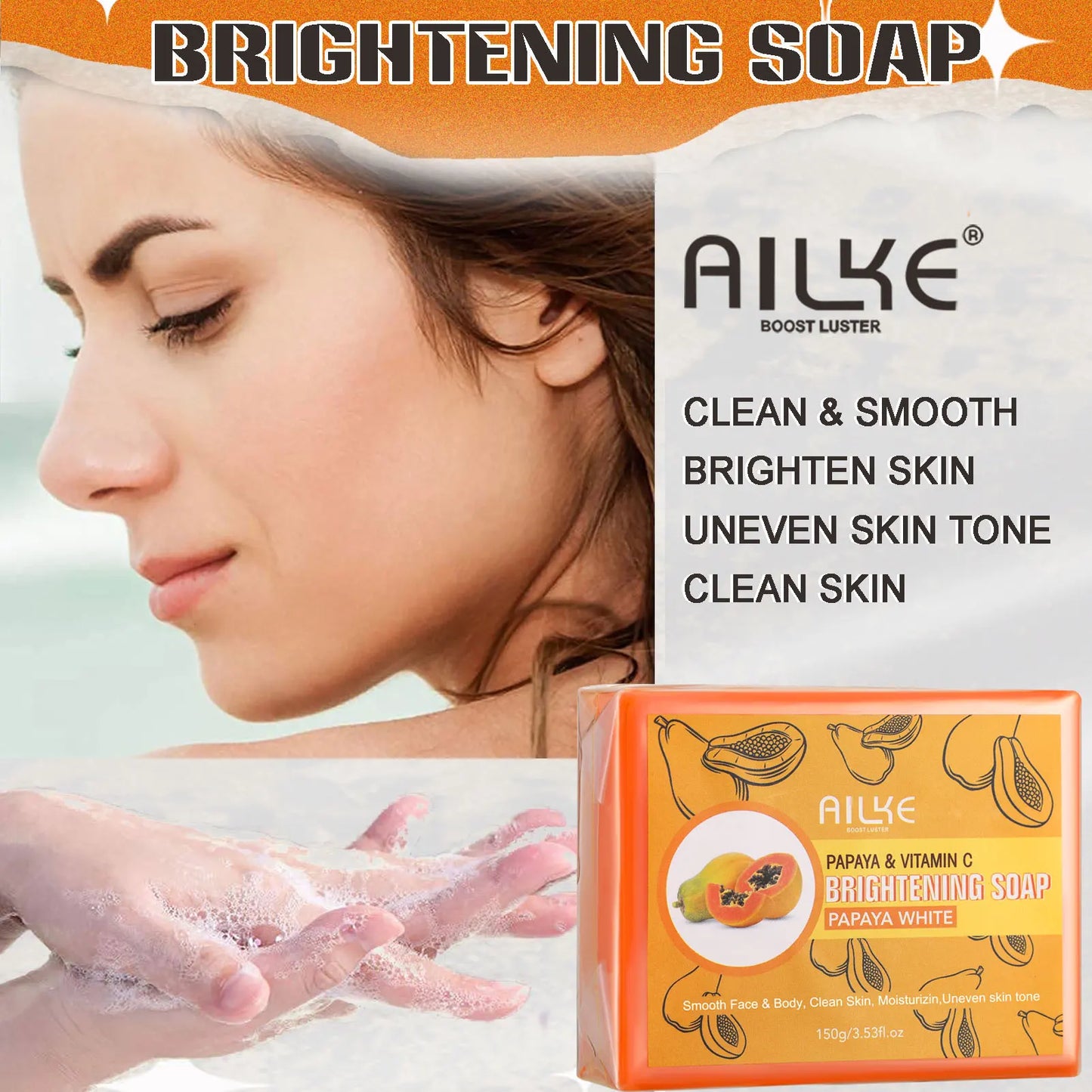 AILKE Glutathione Whitening Skin Care Set For Women Dark Spot Reduction