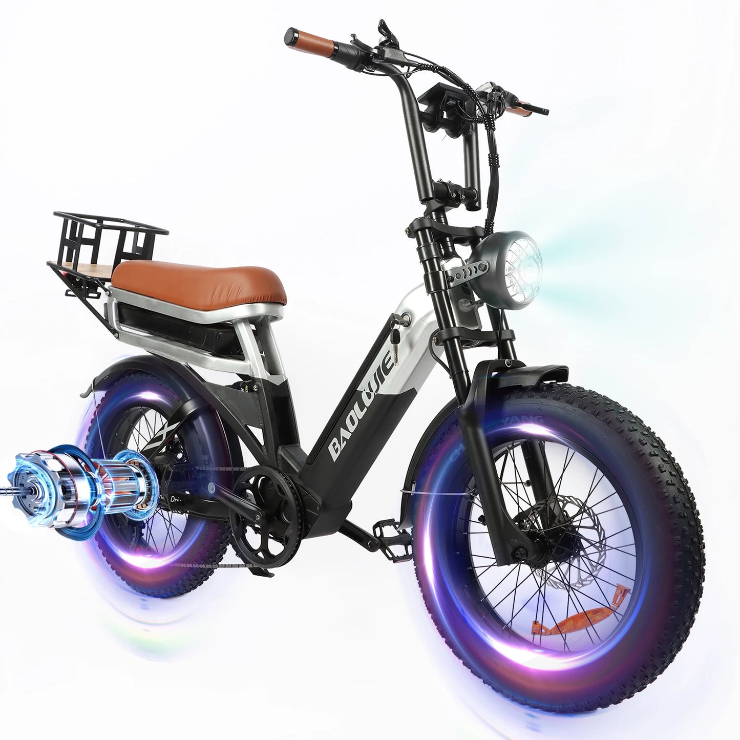 Baolujie DM01 Electric Bicycle 60V 30Ah Battery 42 MPH