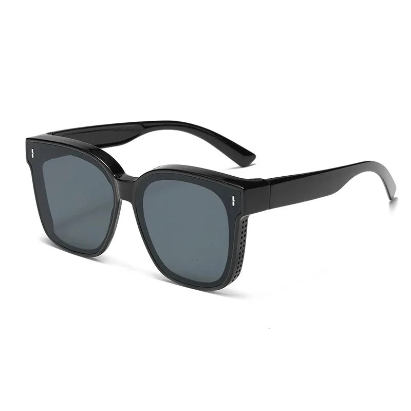 Polarized Clip-On Sunglasses For Glasses Wearers UV400 Protection For Driving