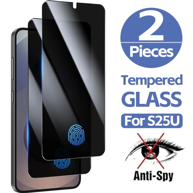 Anti Spy Screen Protector Tempered Glass For Samsung S25 5G